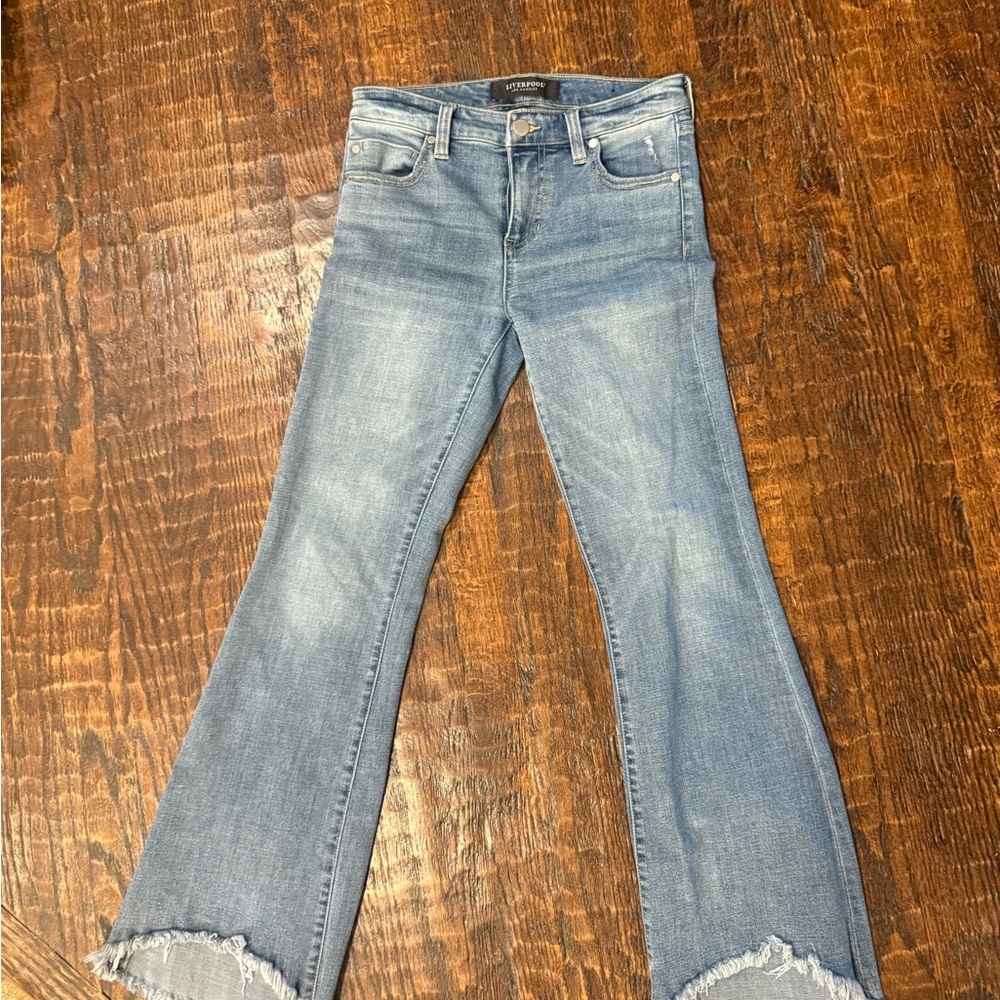 Liverpool Light Blue Flare Jeans